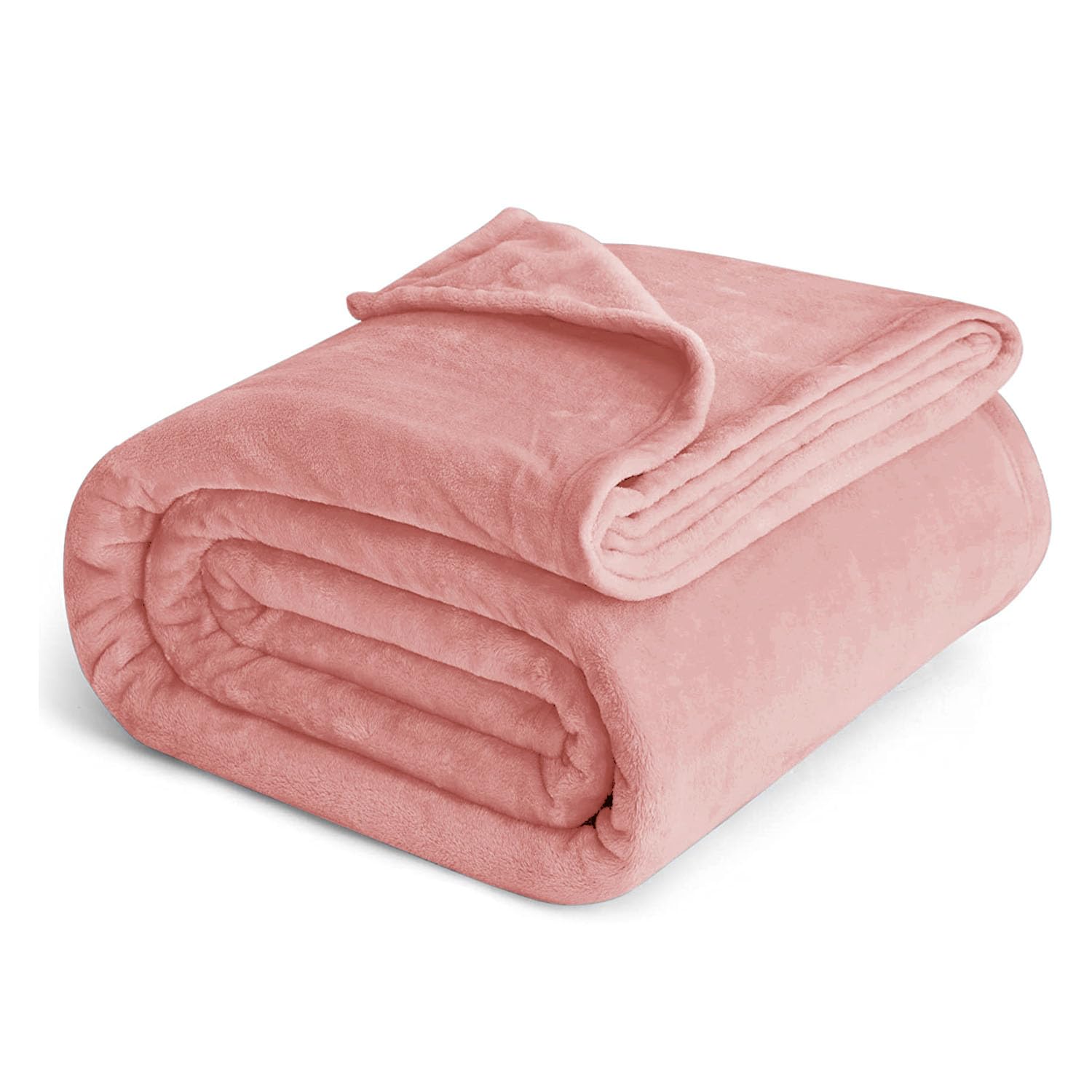 IR Imperial Rooms Fleece Blanket Large Throw - Pink, Queen 200X240 Cm