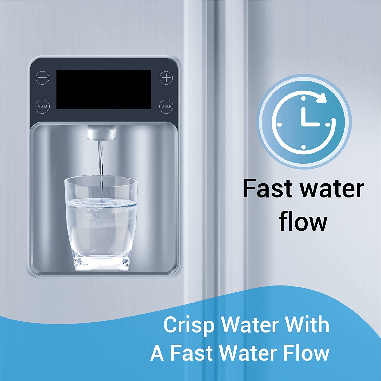 Filterlogic LT1000PC ADQ747935 MDJ64844601 Refrigerator Water Filter, Replacement for LGÂ® LT1000PÂ®/PC/PCS, LFXS26596S,Â LFXS28596S, LFXC22526S, ADQ74793501, ADQ74793502, Kenmore 46-9980, 3 Filters