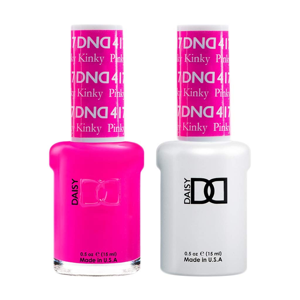 Amazon.com : DND Duo 100% Pure Soak Off Gel - All in One - Nail Lacquer and  Gel Polish, 0.5Oz / 15ml each - (417 - Pinky Kinky) : Beauty & Personal Care