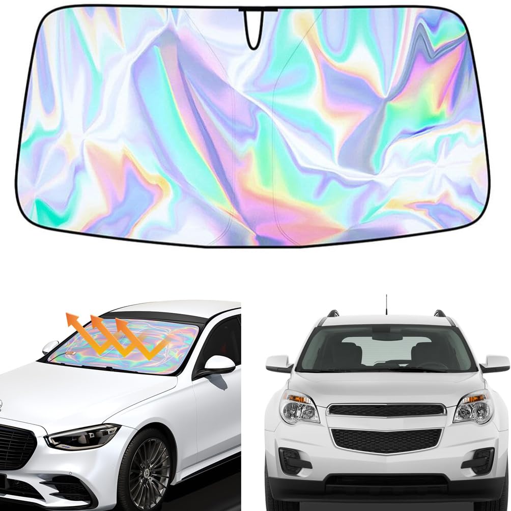 Sponsored Ad – Foldable Sunshade For Car Windshield - Reflective Automotive Windshield Sunshades, Front Windshield Sun Shade, Foldable Sunshade For Heat And UV Protection