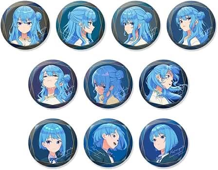 星街すいせい 綺麗事 原画缶バッジコレクション フルコンプ 10個　シブツタ 星街すいせい「綺麗事」MV公開記念グッズが、 SHIBUYA TSUTAYAを
