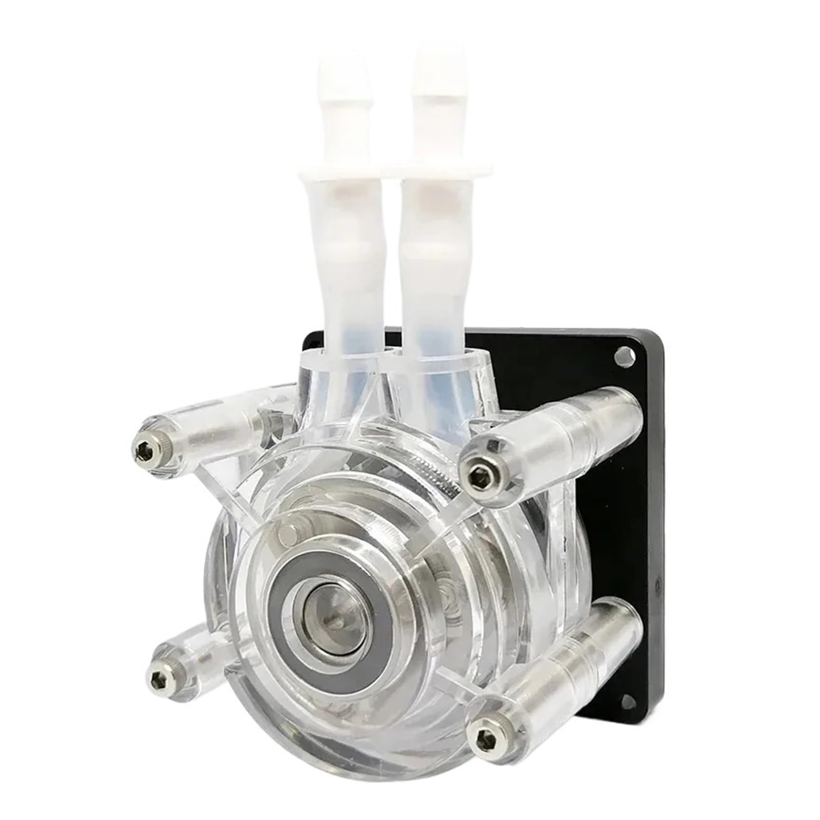 Peristaltic Pump, 24V DC Peristaltic Pump 0.8GPH (3000ml/min) High Flow Self-Priming for Aquarium Auto Water Change & Lab Chemical Transfer(Silicone Tube)
