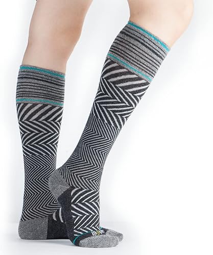 Miniatura 3 de JAVIE - Calcetines de compresión graduados de 76  lana merino para mujeres y hombres 15-20 mmHg