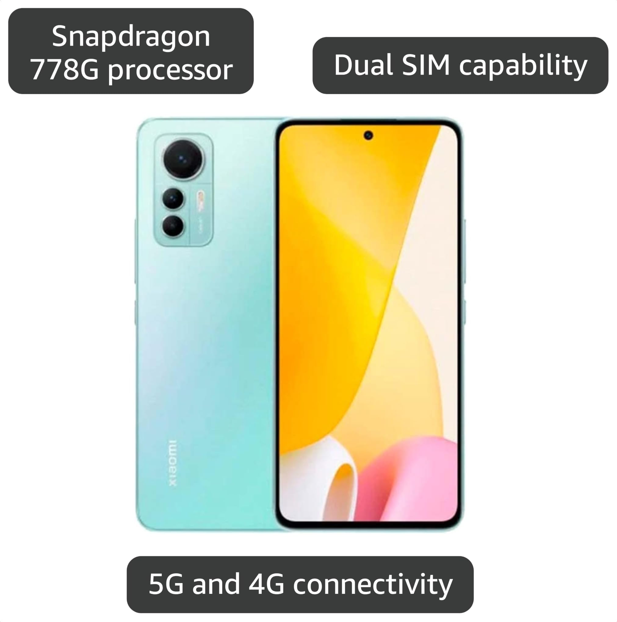 Amazon.com: Xiaomi 12 Lite 5G + 4G LTE (256GB + 8GB) Global