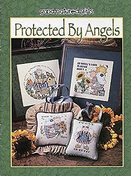 Good-Natured Girls Protected by Angels Counted Cross Stitch Chart