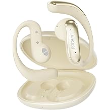 Open Ear Bluetooth Headphones Wireless, Touch Control Earphones Lightweight Design, Bluetooth 6.0, 20H Playtime,Built-in Mic,Ear Hooks Ear Buds Design, Wireless Bluetooth Headset for Work