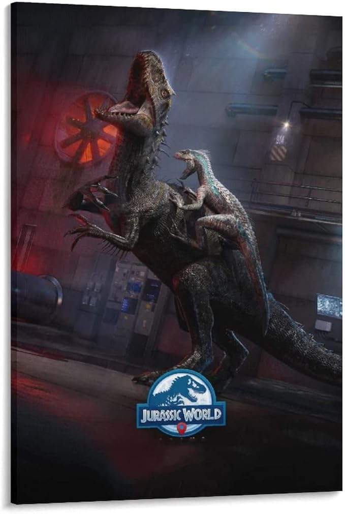 Amazon Jurassic Worldジュラシック ワールドアメリカの恐竜sf映画ポスター アートパネル キャンバス ポスター 壁アート 誕生日ギフト ホームアートワーク すぐに掛けられます08x12inch x30cm ウォールステッカー オンライン通販