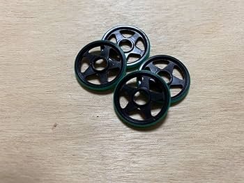 ミニ四駆 プラリング付アルミ ローラー ブラックアルマイト x14 Amazon | ミニ四駆 1mm プラリング付アルミベアリングローラー