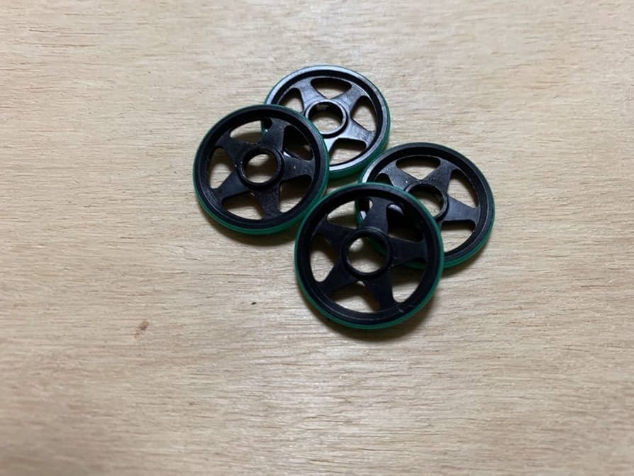 Amazon | ミニ四駆 1mm プラリング付アルミベアリングローラー