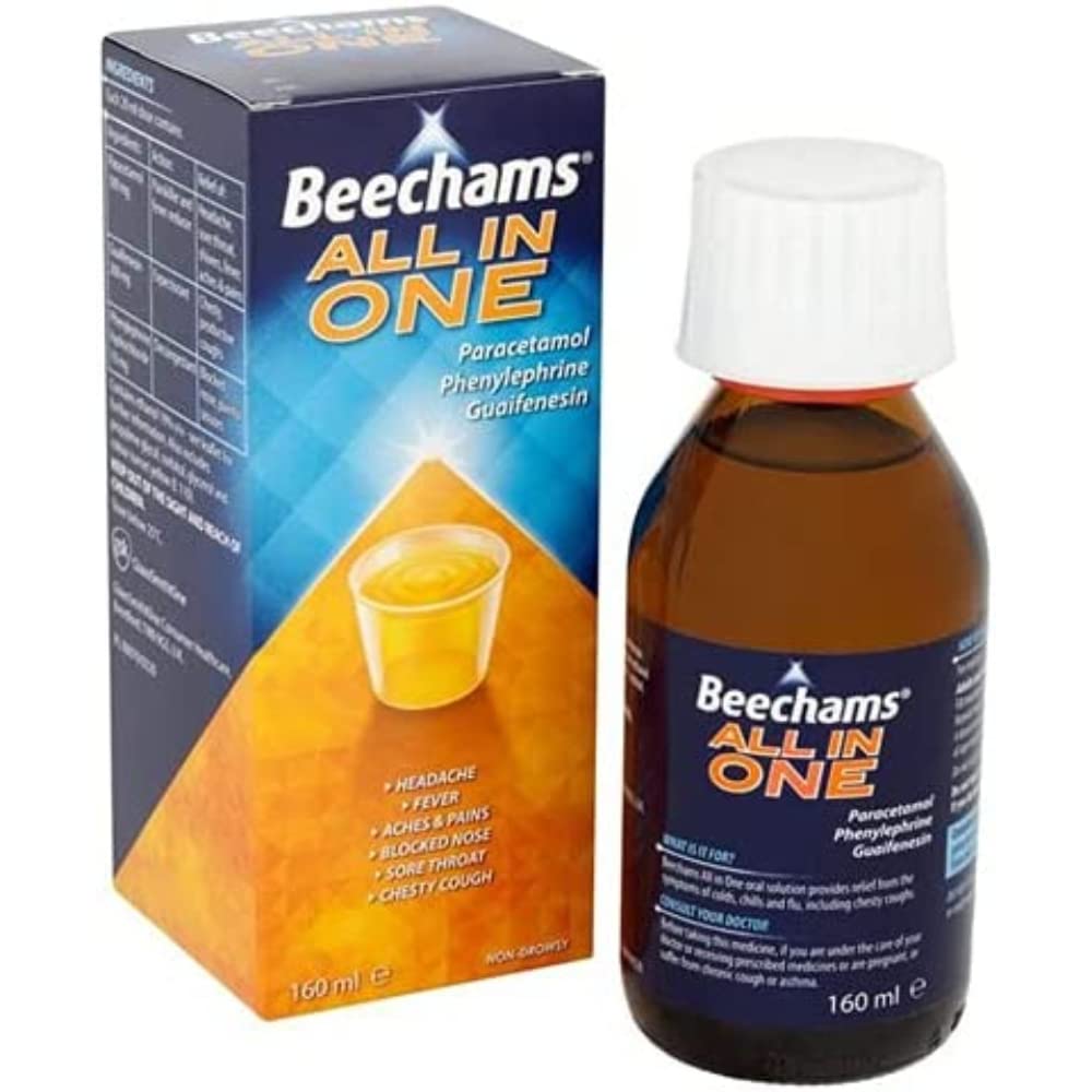 Beechams Cold and Flu Liquid All in One, 160 ml