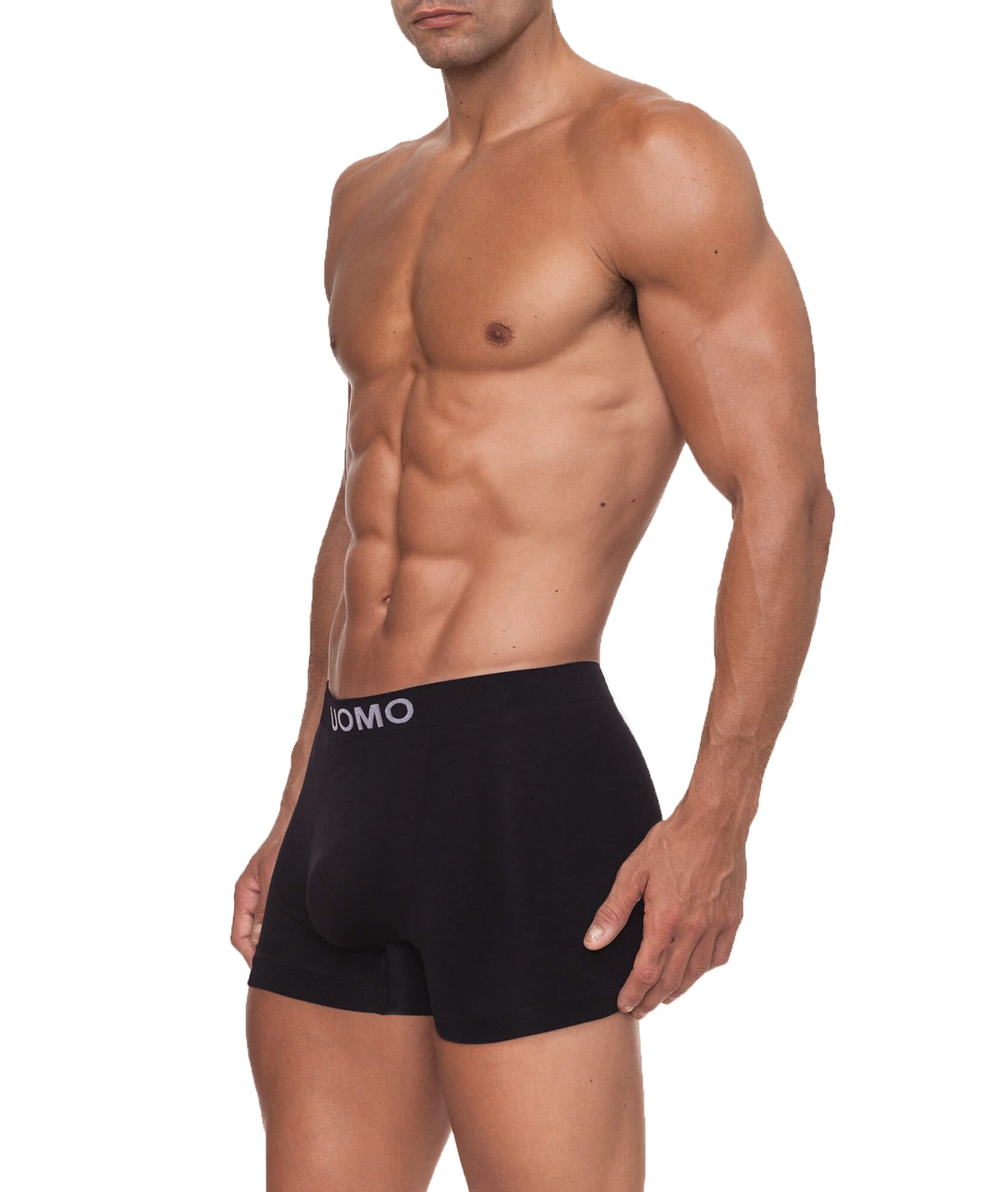 Channo Boxers en Nylon sans Coutures pour Homme, Doux, Élastiques et Confortables - Collection Uomo