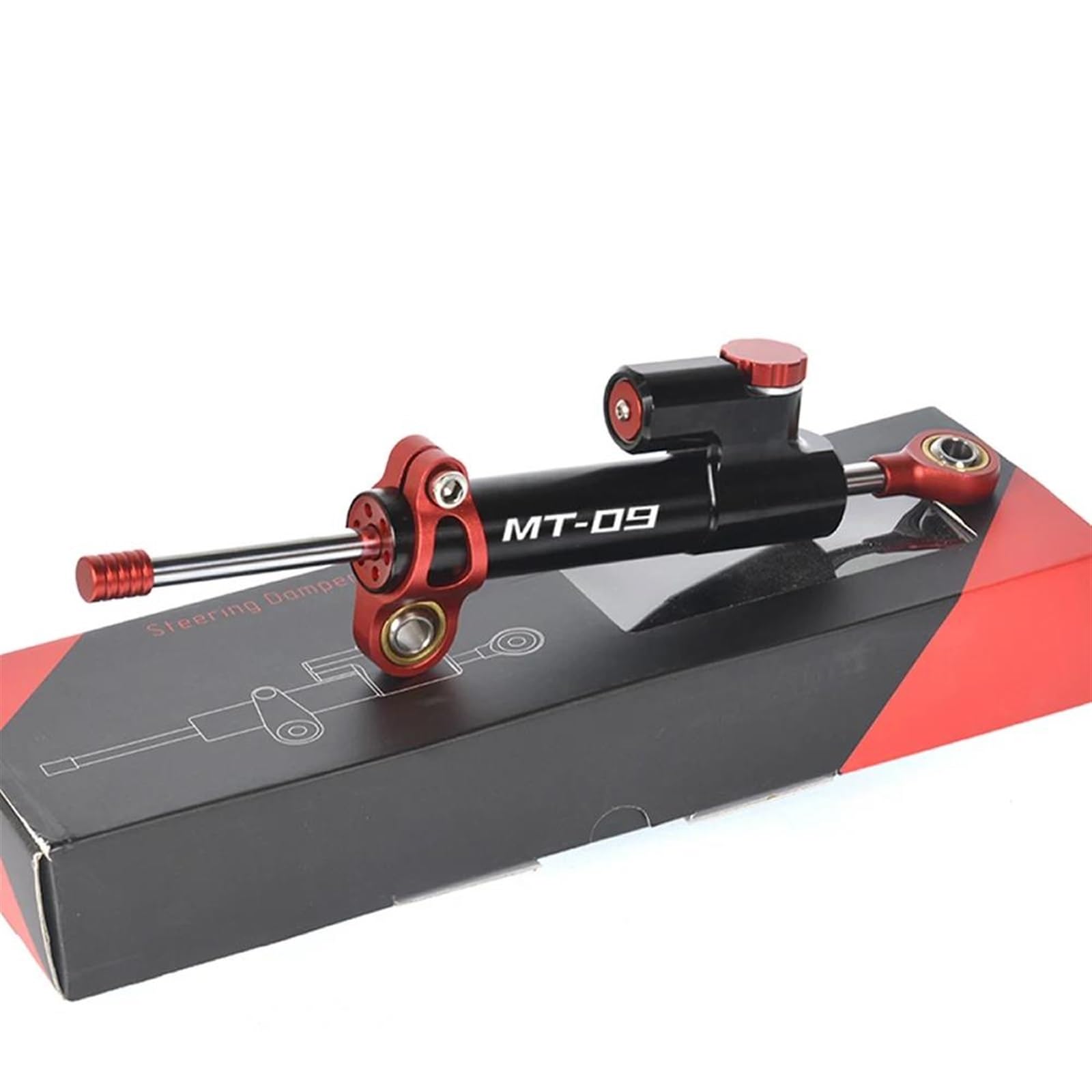 CNC Stabilizzatore Ammortizzatore di Sterzo per Moto per Yamaha MT09 MT-09 2013-2023 2021 2022 Controllo Stabilizzazione dello Sterzo di Sicurezza Regolabile Ammortizzatore(X-5)