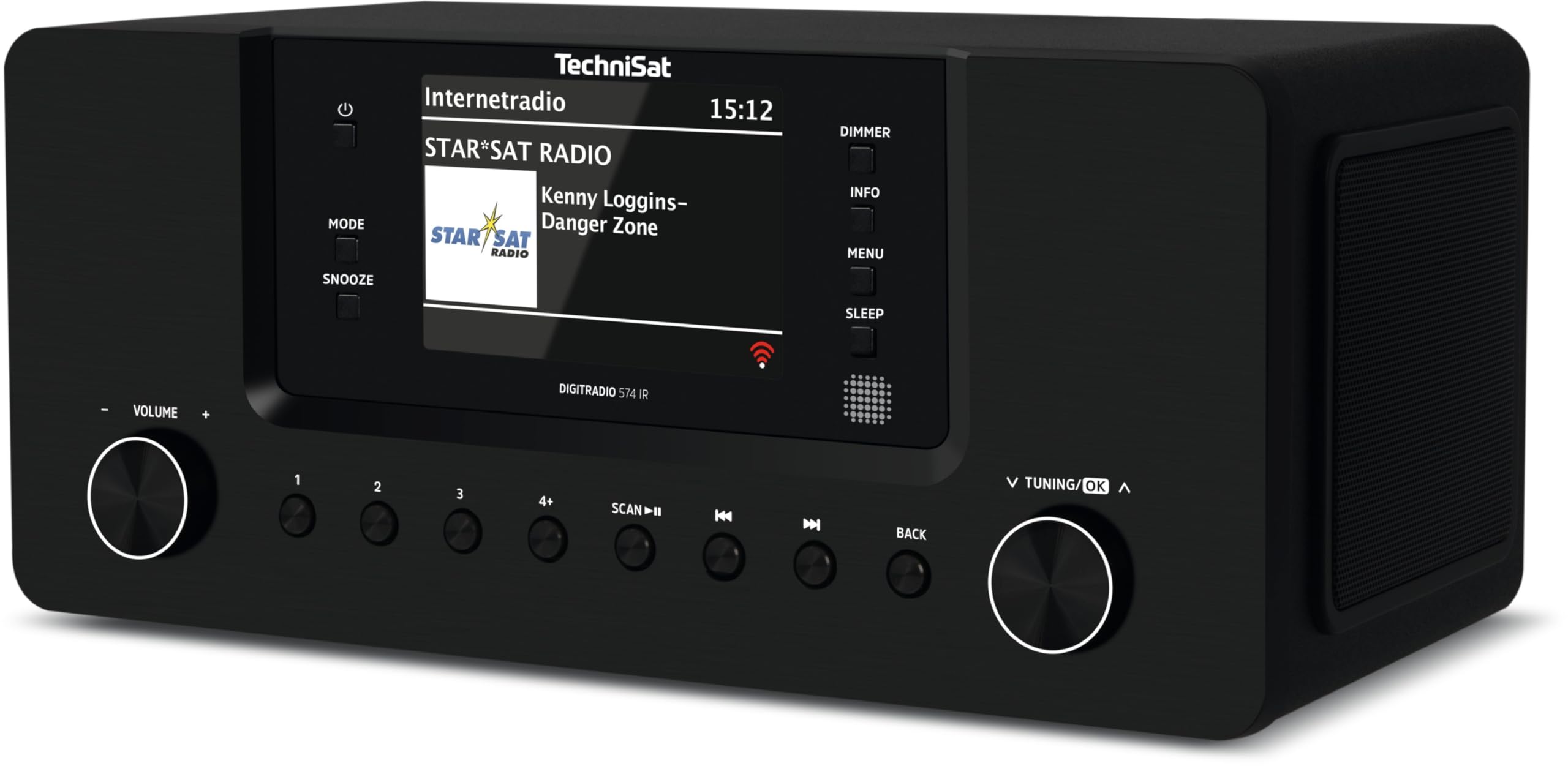 TechniSat DIGITRADIO 574 IR DAB+ Radio Internet avec Bluetooth - Noir