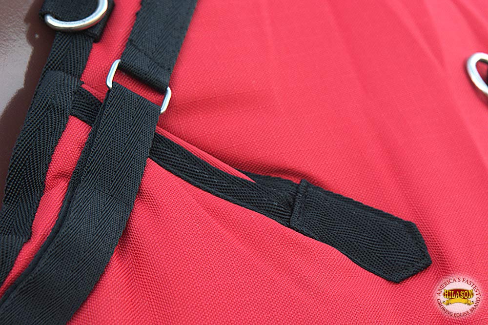 HILASON 1200D Couverture Ventre Imperméable Hiver Poly Cheval | Aiguillage