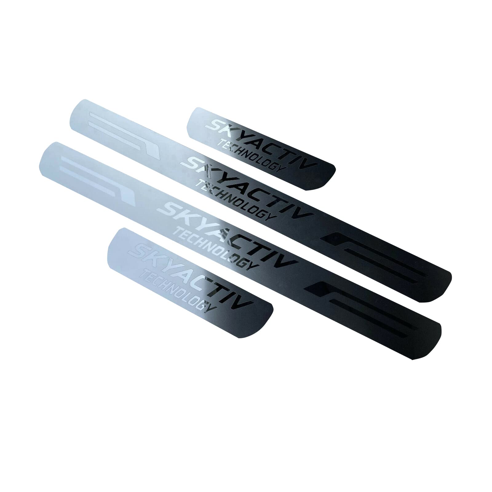 GZBFTDH Car Door Entry Protector Accessories, for Mazda CX-60 CX60 cx 60 CX50 CX-50 2022 2023 Door Sill Guard Auto Interior Parts Kick Panels Cover (Stainless Steel Door Sill CX50)