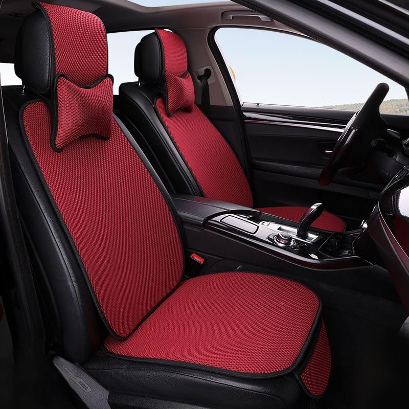 I coprisedili per auto utilizzano materiale di seta di ghiaccio sano e traspirante con caratteristiche di temperatura isolante, mantengono il seggiolino fresco d'estate, mantengono i fianchi e la schiena comodi durante l'uso prolungato.