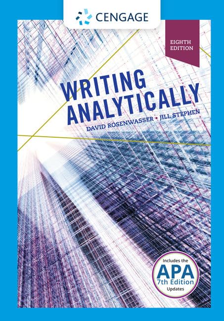 Writing Analytically With 2019 Apa Updates and Mla 2021 Update Card