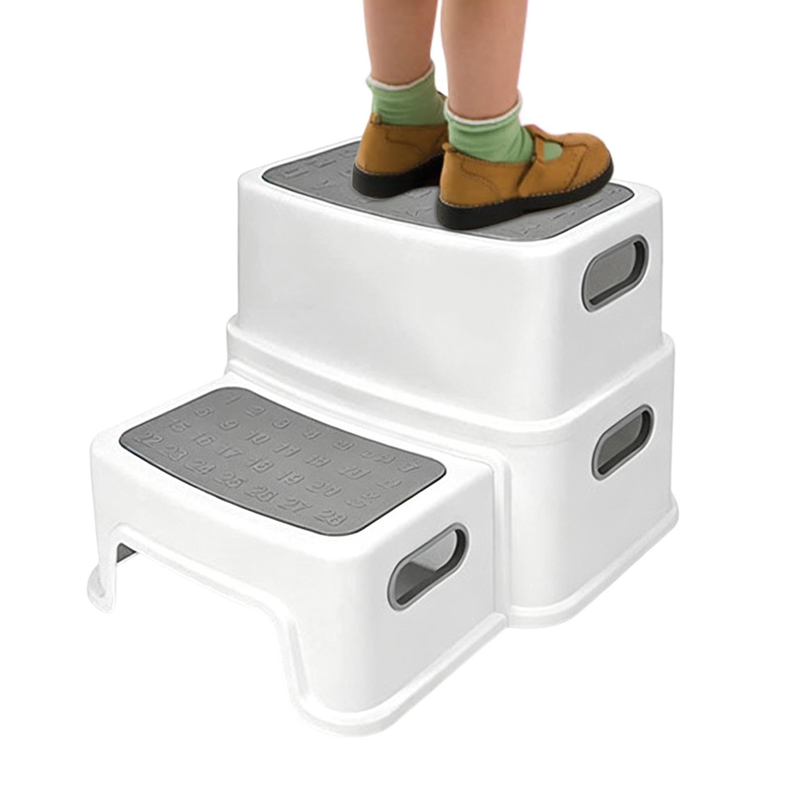 Taburete para caca para baño, revestimiento antideslizante, soporte para | Banco de inodoro desmontable para niños, adultos, familia, ancianos, ducha, tocador, mesita de noche
