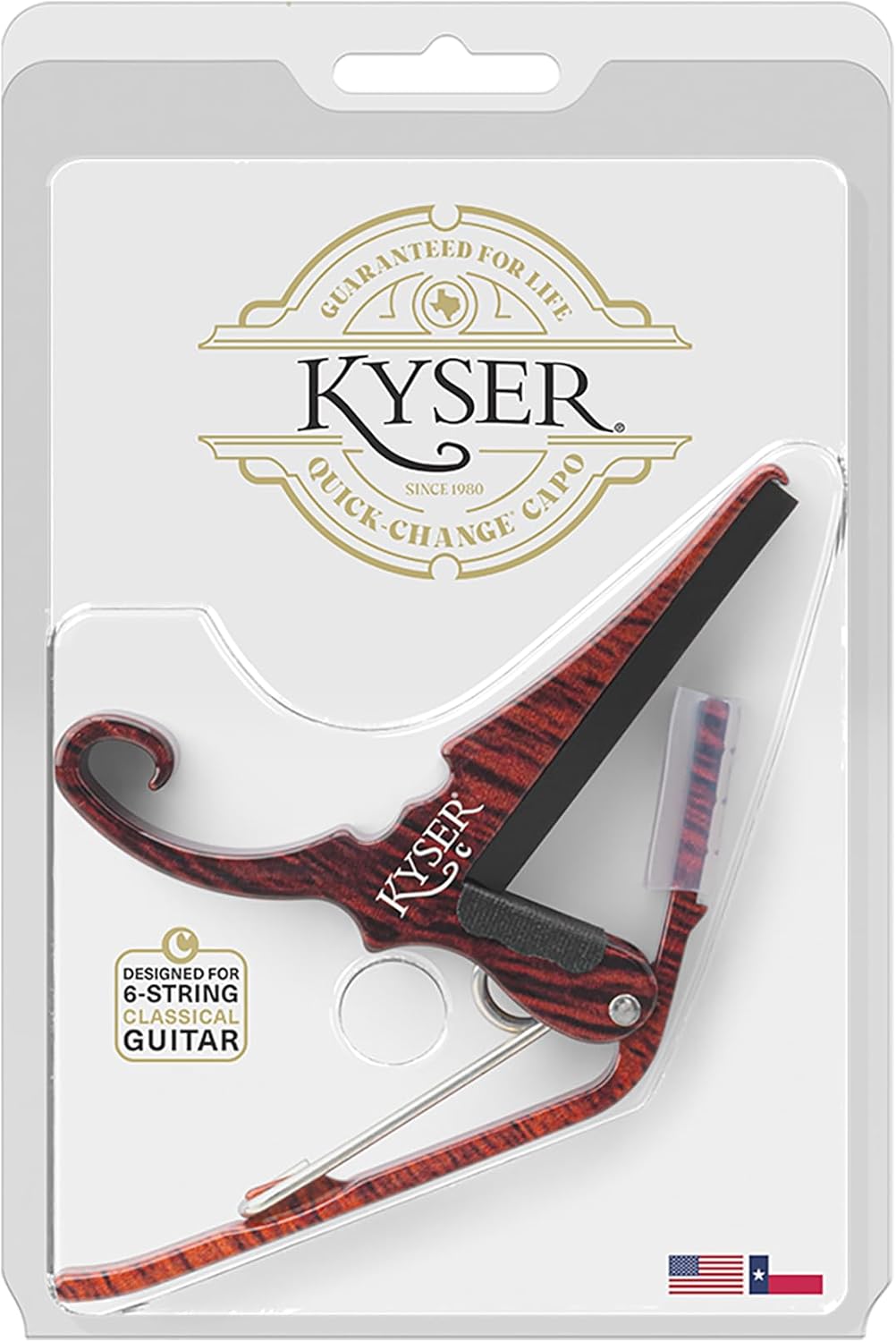 Kyser Musical Products Drop D Partial Guitar Capo, KGDBA, Black - Five String Capos, Drop D Tuning, Made in USA, Quality, Strong, Lightweight, Quick & Easy Key Changes, Innovative, Perfect Fit