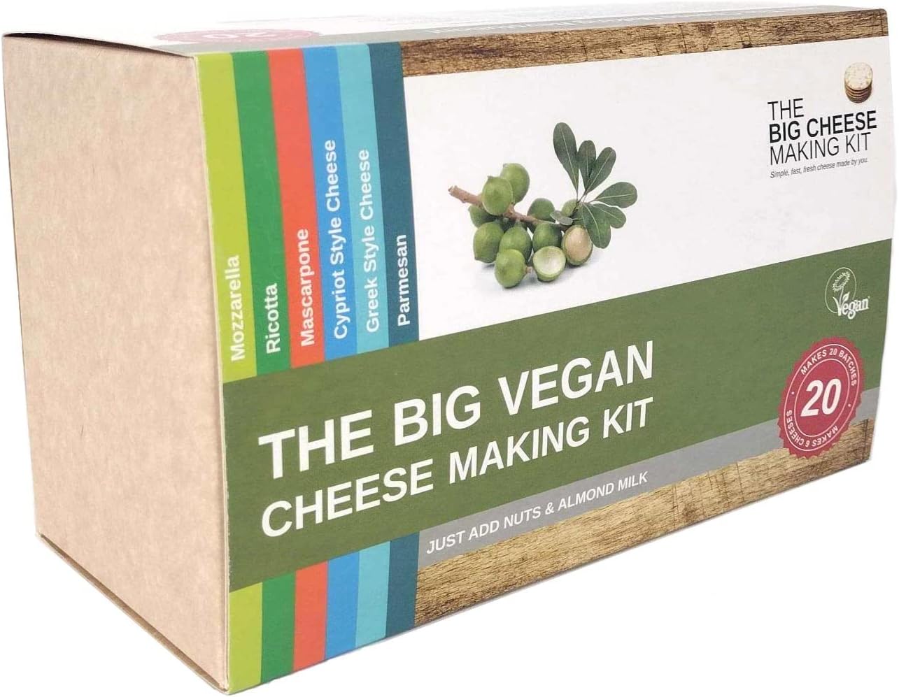The Big Vegan Cheese Making Kit Complete Gift Set Dairy-Free Gluten-Free