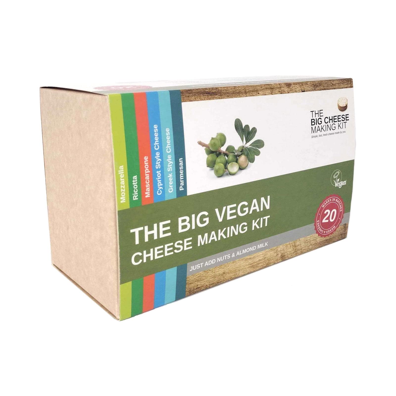 The Big Vegan Cheese Making Kit Complete Gift Set Dairy-Free Gluten-Free