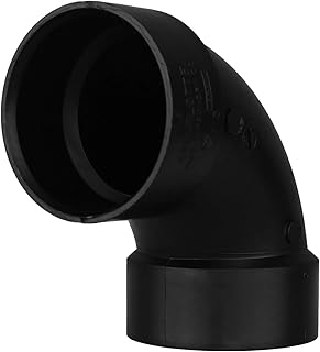 CHARLOTTE PIPE 3 DWV 1/4 Bend HUB X HUB DWV (Drain, Waste and Vent) (1 Unit Piece)