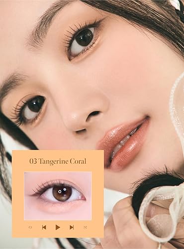 Miniatura 6 de Idol AEGYO-SAL Maker 03 Tangerine Coral, Resaltador 2 en 1 para Debajo de los Ojos y Delineador de Contorno para Ojos Brillantes y Voluminosos, de