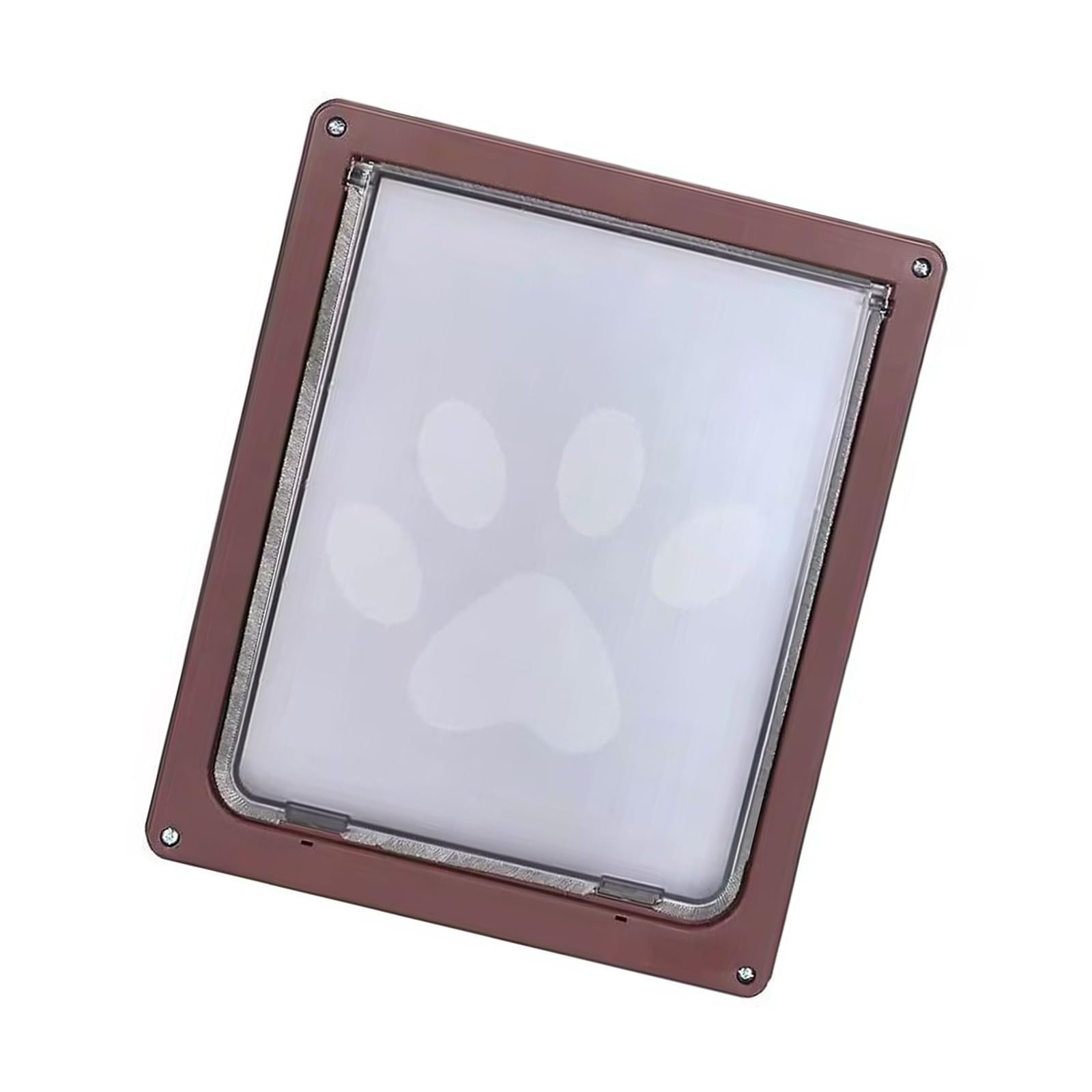 Dog Flap Door with 2 Way Locking Install in Interior and Exterior Door Entry and Exit for Dog and Clear Flap Secure Entry for Pets Locking Mount Interior Exterior