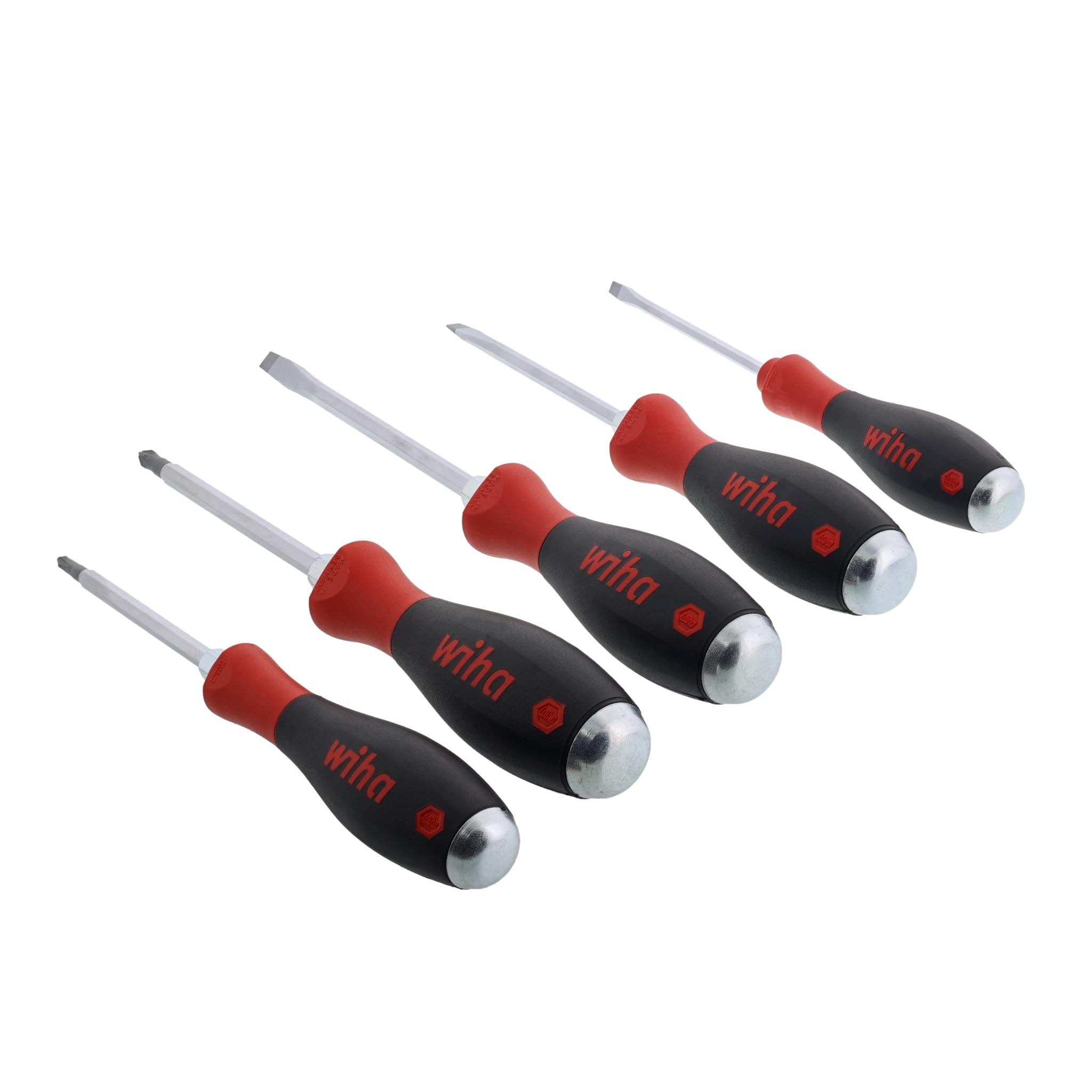 Wiha 53075 5-Piece Slotted and Phillips Extra Heavy Duty Screwdrivers, Set of 4 - Image 3