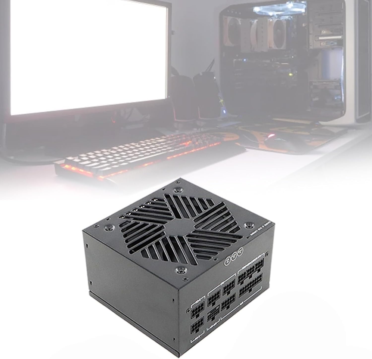 コンピュータービデオカードマイニングマイナー電源ユニットのための180-240V 750W静かな冷却ファンアクセサリー付きマイナー電 Amazon |  3600W ATX PSU 電源 ビットコイン マイナー PSU PC 電源 12カード マイナー マイニングリグ 110-240V ピコ PSU  BTC ETC RVN パワー ...