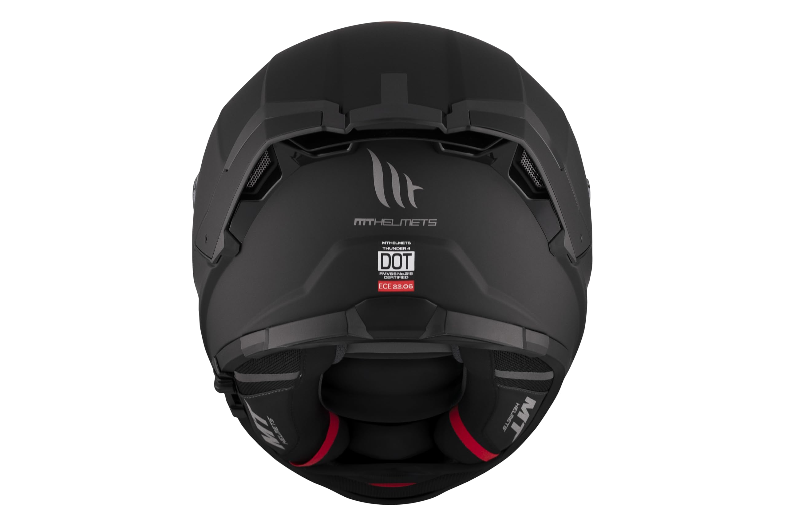 MT Helmets Thunder 4 SV – Casco Moto Integral con Visor Solar Full Vision, Pantalla Antivaho Compatible con Pinlock, Interior Lavable y Calota HIRP | Homologado ECE 22.06 & DOT