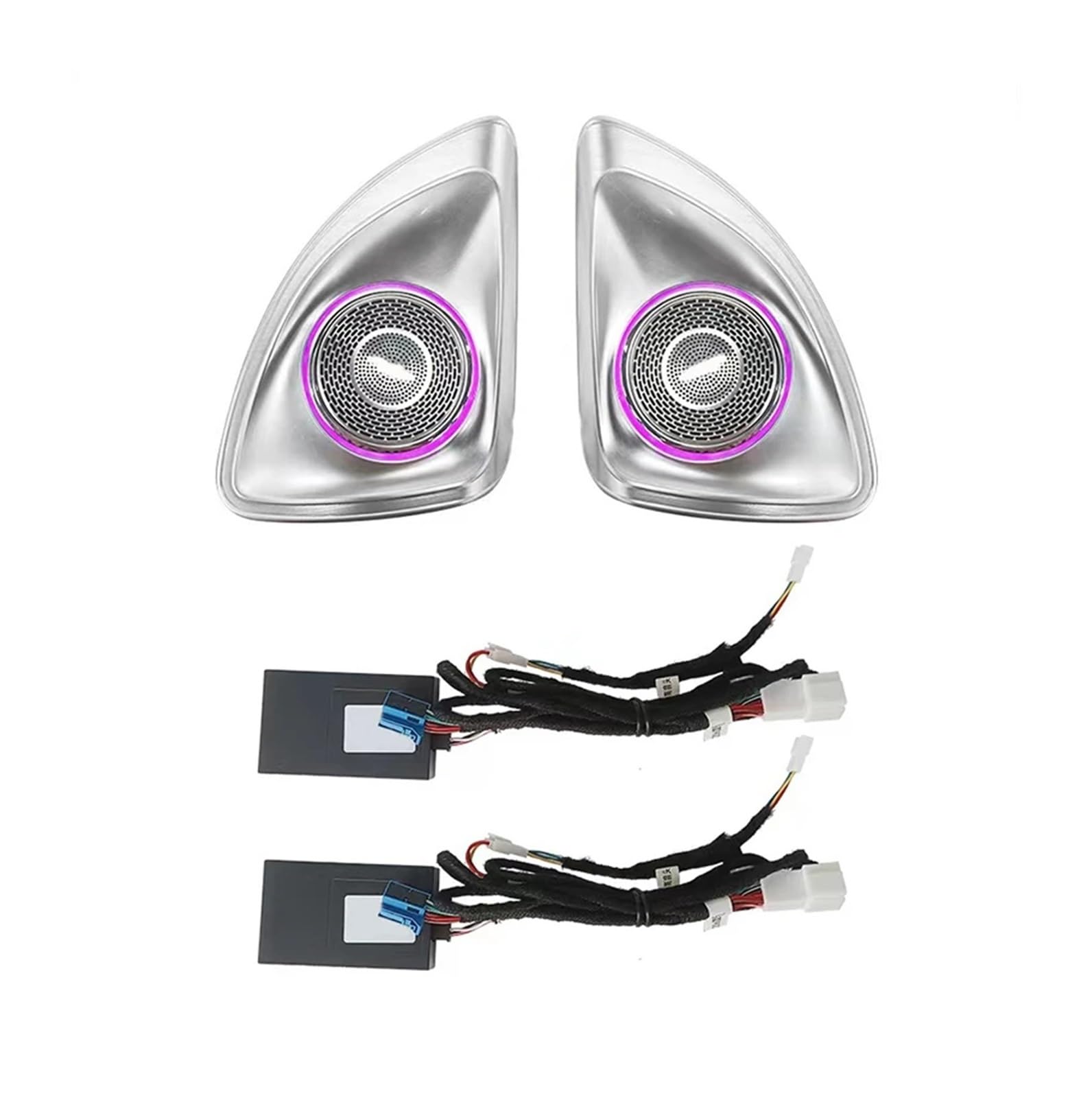 XCZPRKMXY 64 Color 4D Rotating Tweeter Compatible with Mercedes-Benz GLC Class W254 2023 4D Rotating Tweeter Atmosphere Light