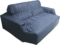 Capa de Sofá Retrátil Elasticada Tamanho King 2 Lugares 1,70m x 1,10m (Chumbo)