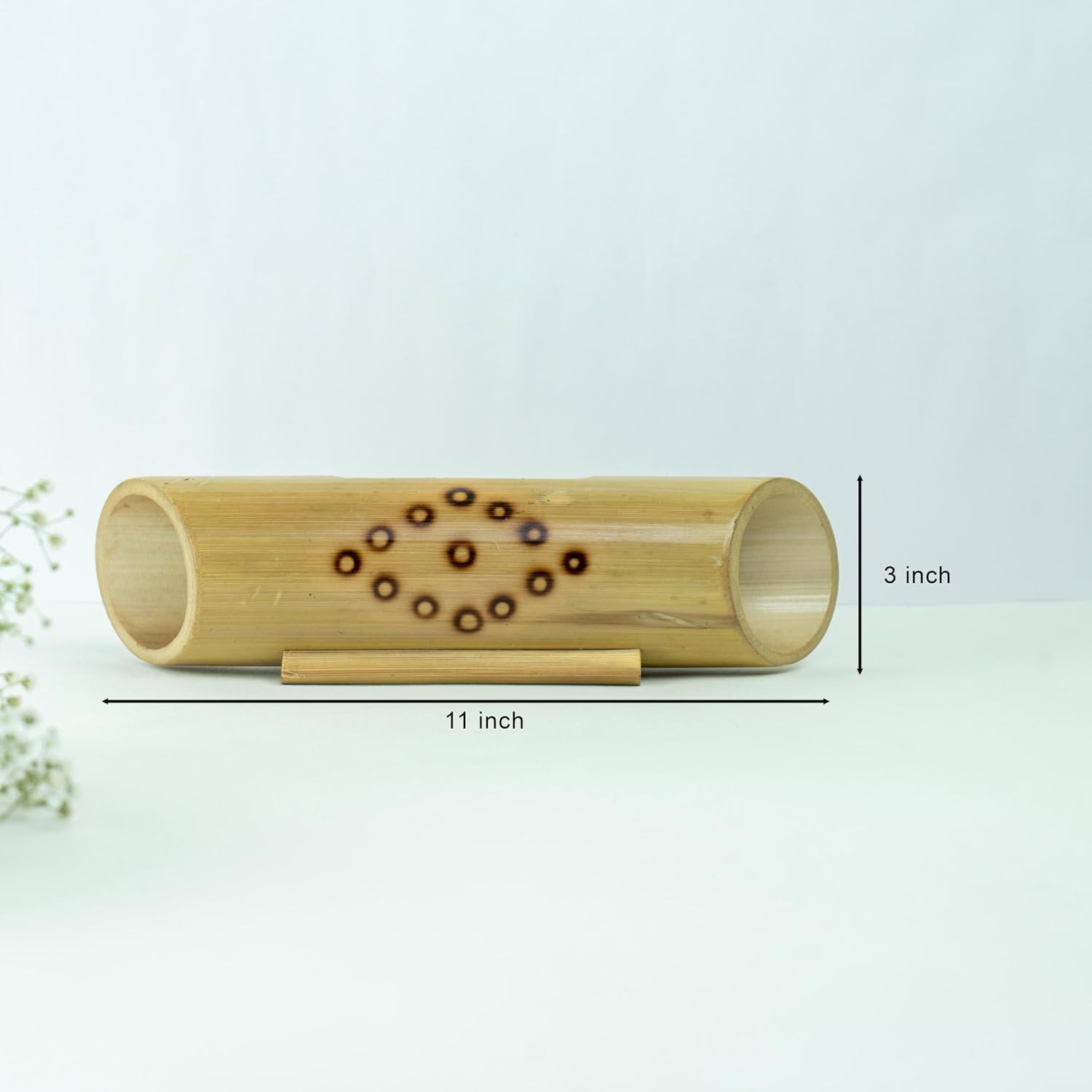 Bamboo Multi-Functional Desk Organizer and Phone Docking Station, Natural Wood Pen and Pencil Holder with Integrated Smartphone Stand, Minimalist Office Desktop Storage for Stationery and Accessories