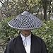 zonzxcv Bamboo Samurai Hat Handmade Pineapple Cone Hat Dress up Props Black