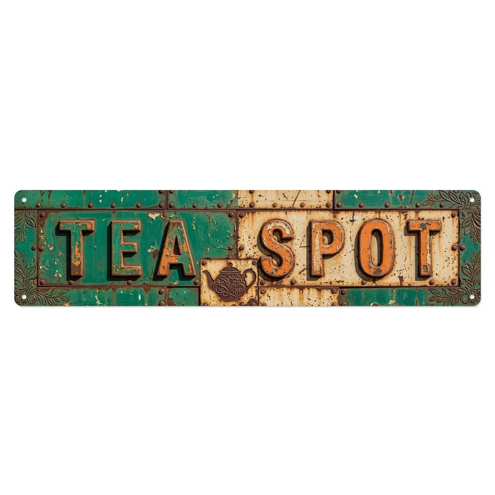 Tea Spot Vintage Home Metal Tin Sign