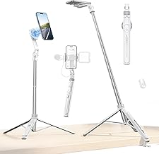 Ulanzi Selfie Stick, Smartphone Tripod, Compatible with iPhone/Android Device, Compact, Selfie Stick, Mobile Stand, Tabletop, Lightweight, 360° + 270° Rotation, 360° Panoramic Photography, Quick Shoe