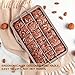 MYSENLAN Brownie Pan with Dividers，Nonstick Carbon Steel Baking Loaf Pan Baking Pan Baking Pan，18 Pre-Cut Square Molds for Brownie Bite, Cake, Fudges and Chocolate