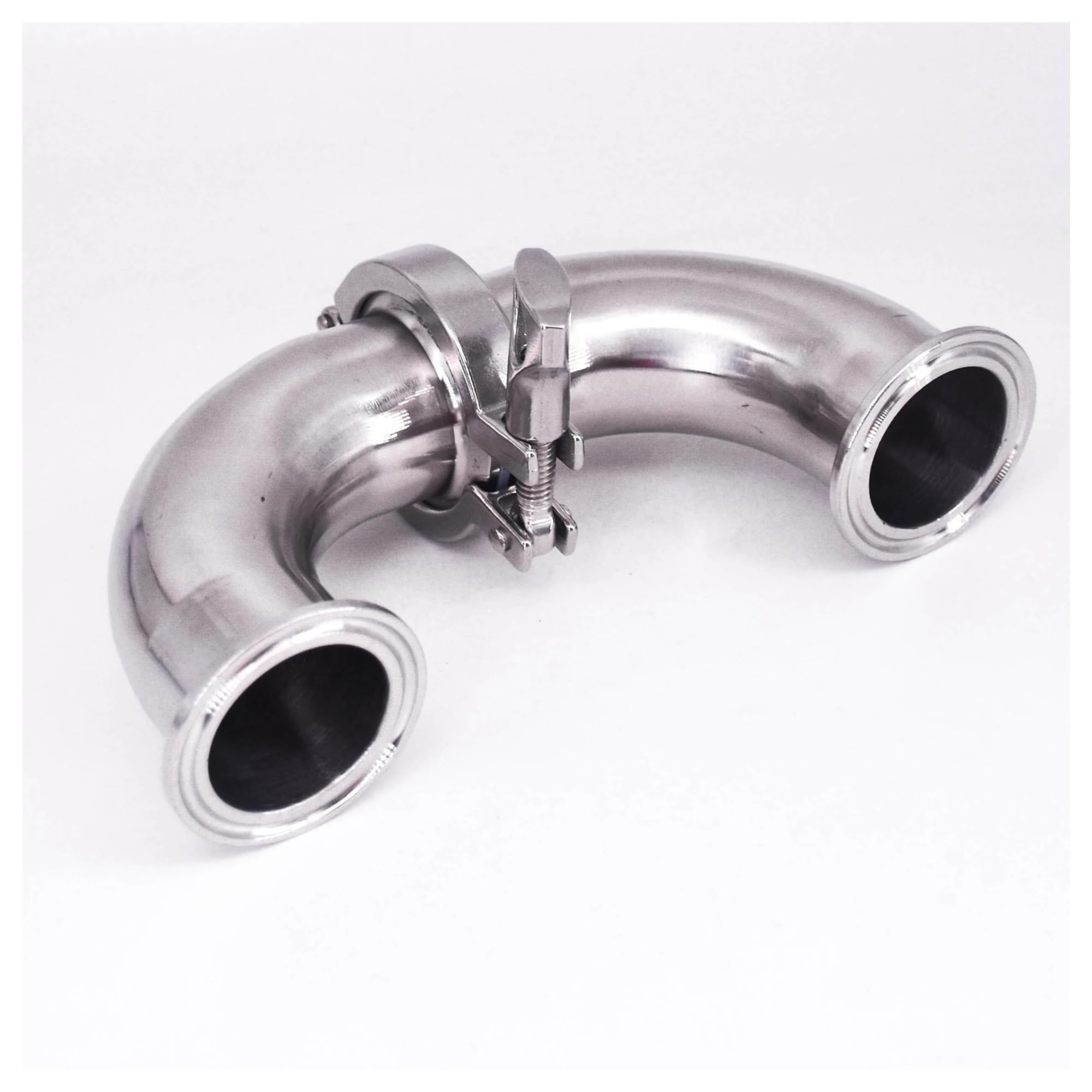 0,5" 1, 2" 2, 3" 3, 4" Tri Clamp 180 Winkel SUS304 316L Edelstahl Rohrverschraubung(SUS304,57mm OD K77.5mm)
