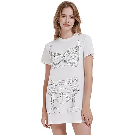 Comfy and Flirty Lingerie Nightgown