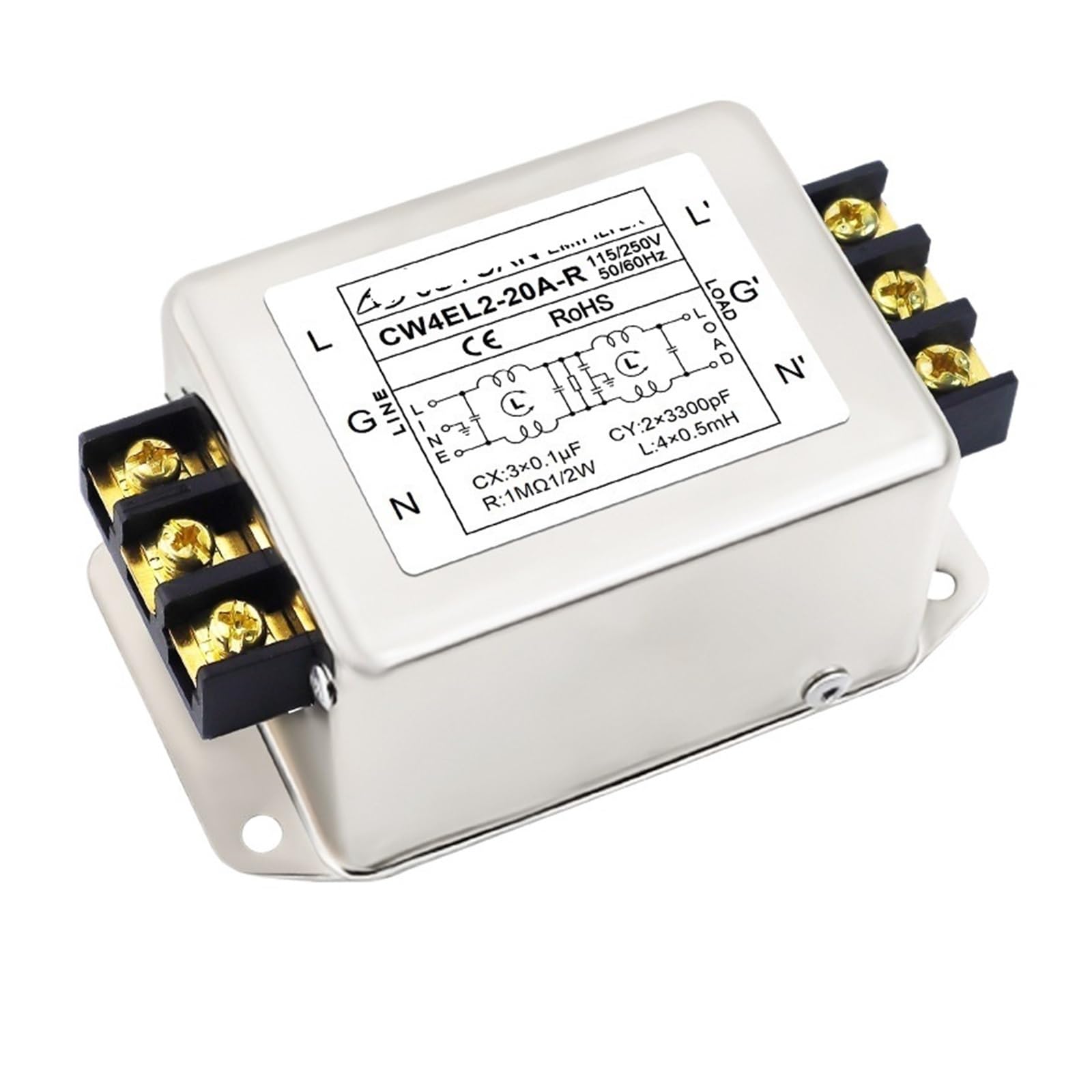 Filtre de puissance monophasé : stoppez l'interférence de conversion PLC