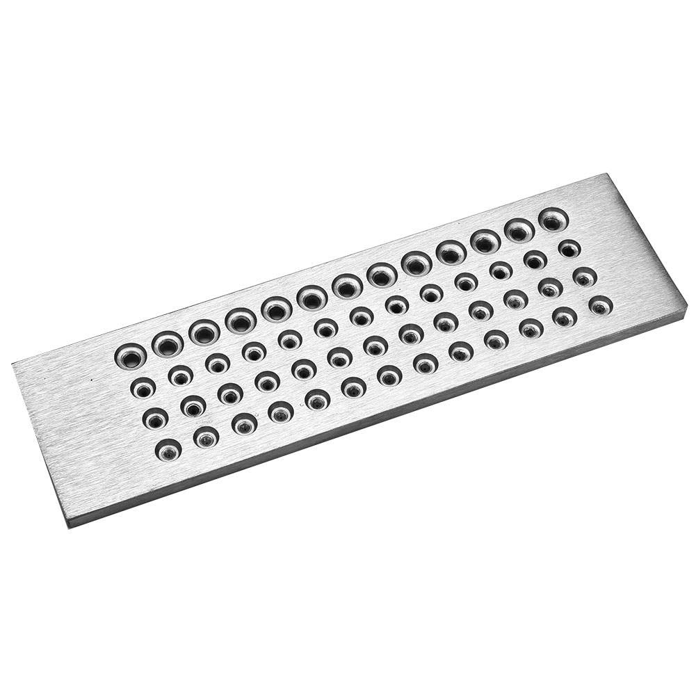 Jewelry Wire Drawplate, Lightweight Round Shape Drawing Plate, Glossy for Jewelry Making Crafts(Round 0.26-4.1)