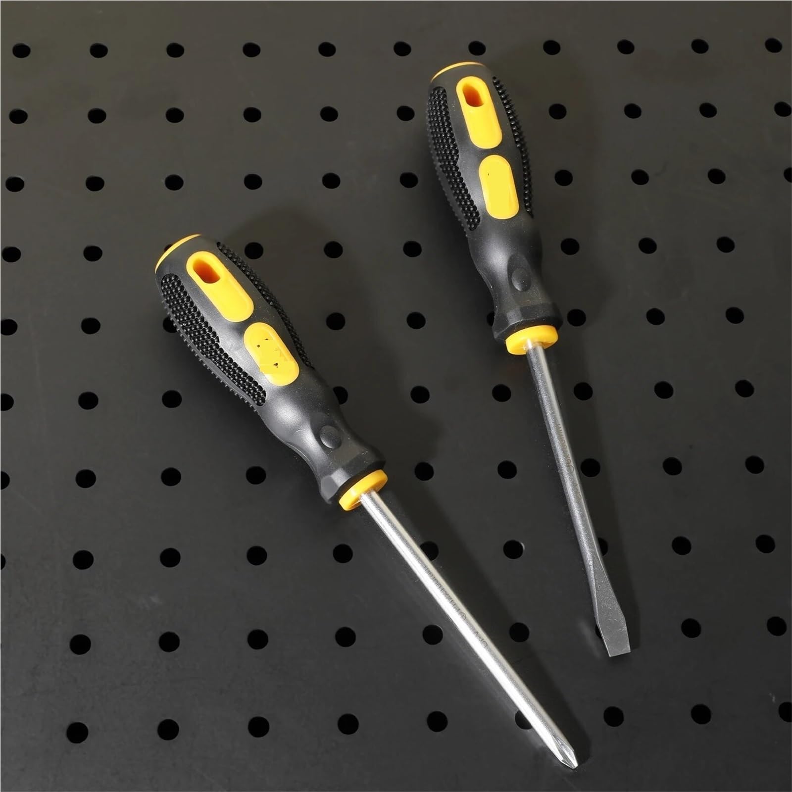 Juego de destornilladores magnéticos, 2 piezas de cabeza plana y herramienta doméstica Phillips, mango desmontable, diseño de precisión para un uso práctico y versátil