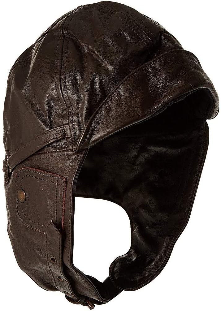 Mil-Tec Flight Leather Hood Black