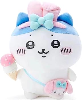 Amazon | ちいかわ サンリオコラボ ぬいぐるみ キーホルダー ちいかわ