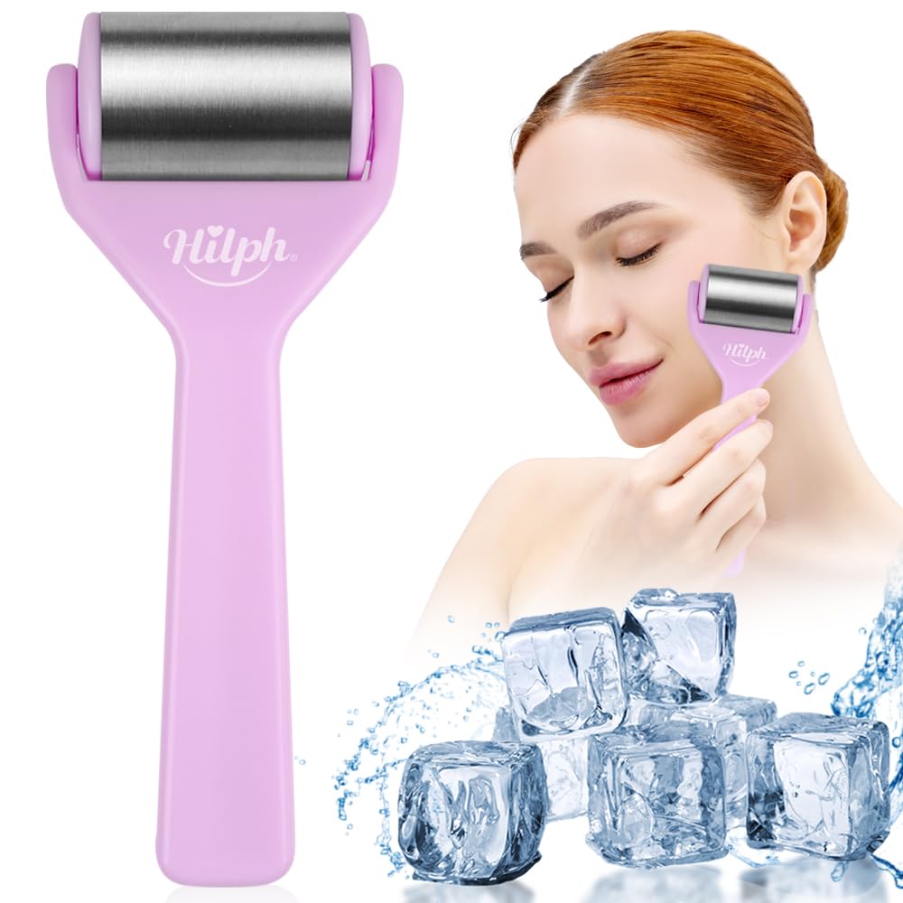 Hilph Edelstahl Eisroller Für Gesicht & Augen – Kühlende Massage Gegen Schwellungen & Für Straffere Haut