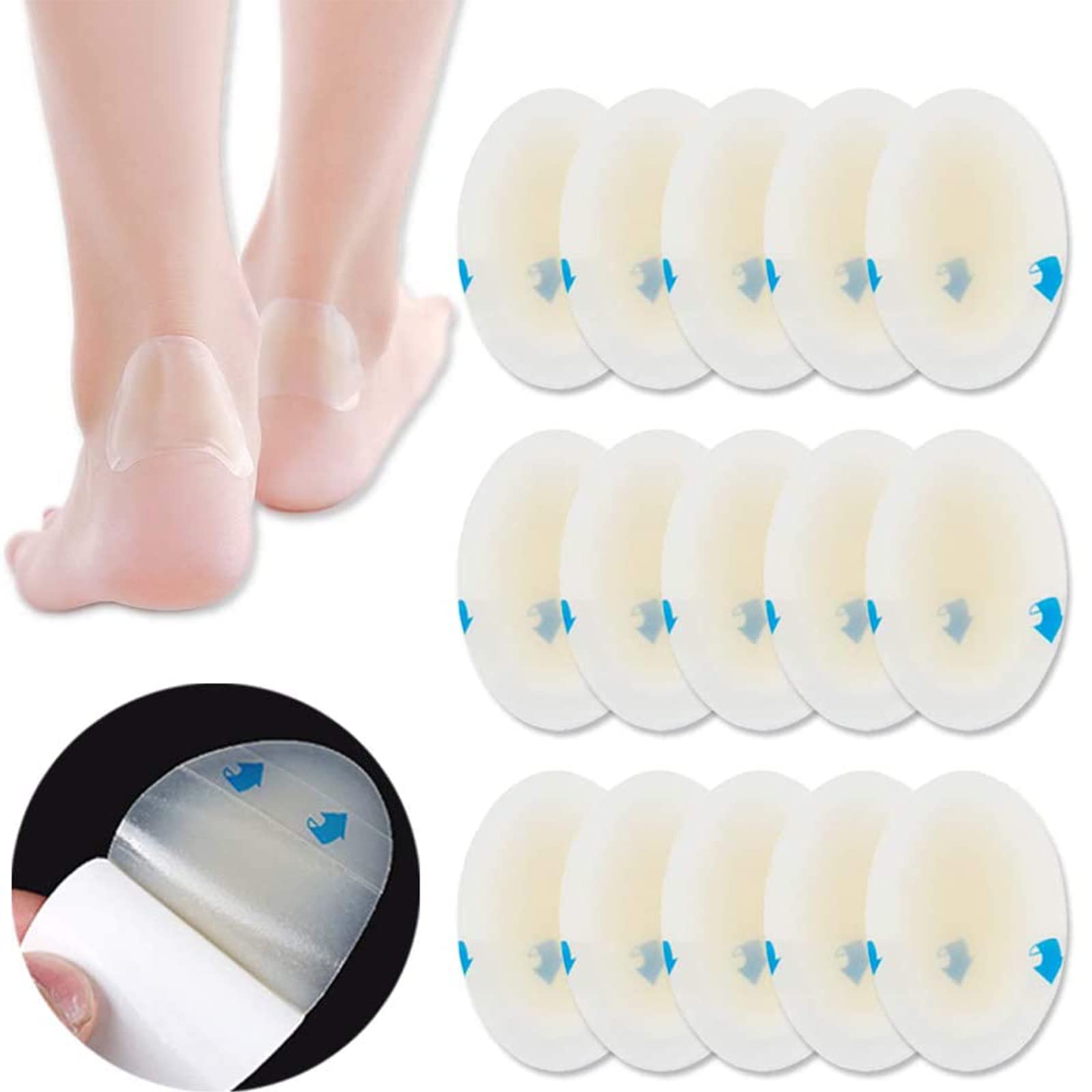 Sponsored Ad – 15 Packs Blister Pads,Blister Prevention, Waterproof Hydrocolloid Seal Adhesive Blister Prevention for Heels, Feet, Toes, Gel Blister Cushions,Heel Protection Pad for Men and Women