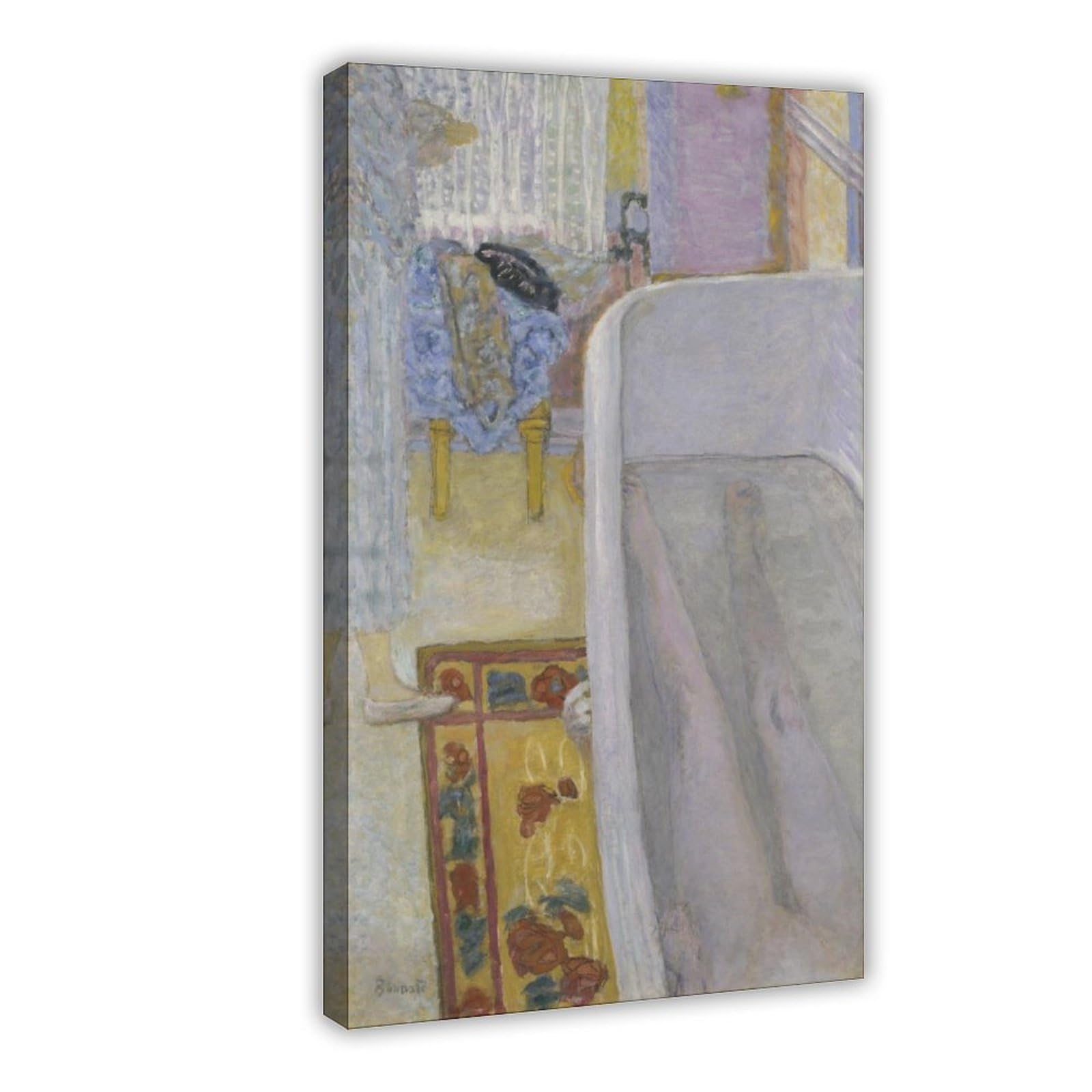 WCYB Nude in The Bath by Pierre Bonnard Prints Posters Canvas Deco Paintings Wall Art For Office Frame 24" L X 36" W