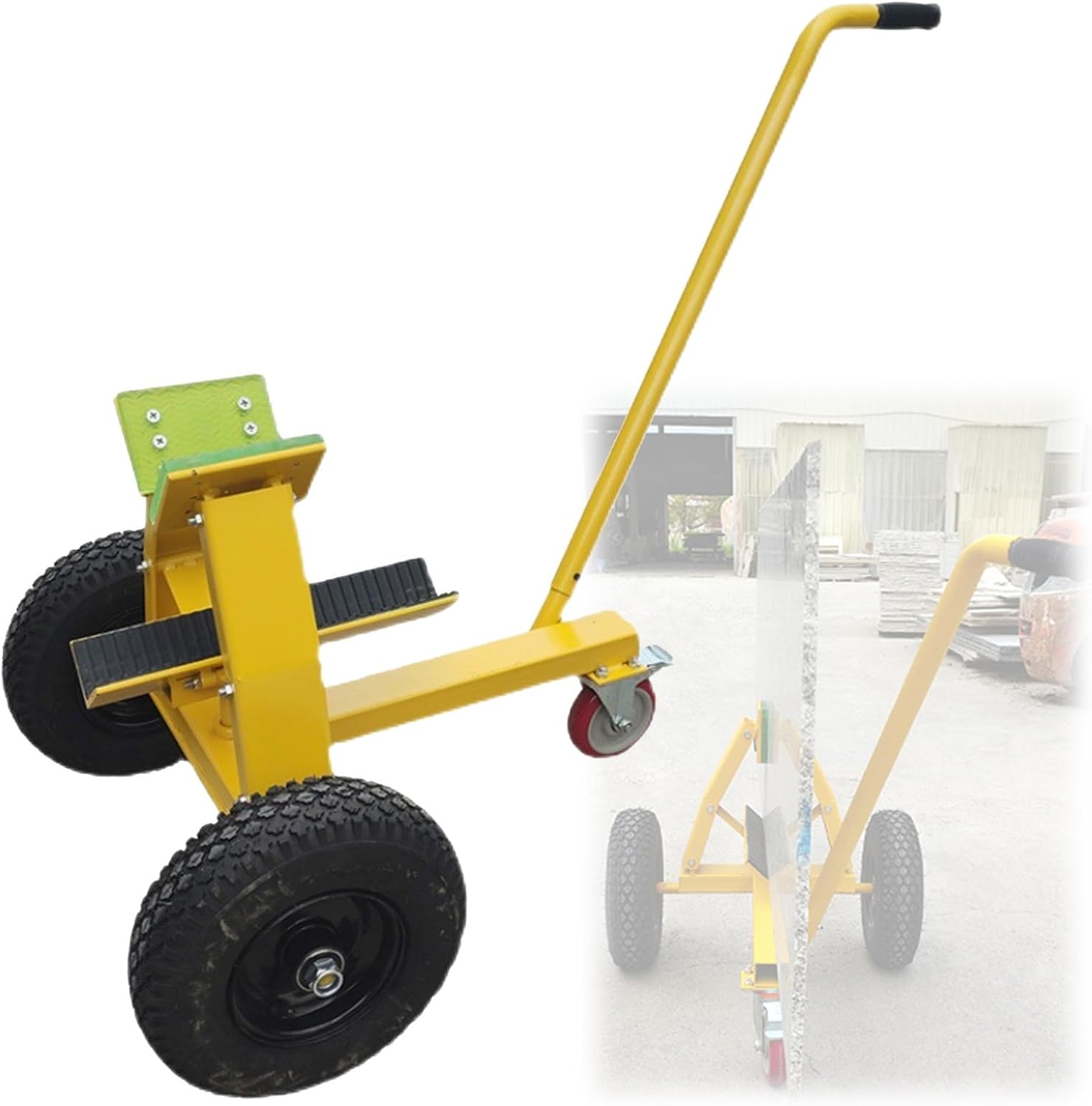 HC シリウス<span>（受注生産品）</span>｜ジー・オー・ピー株式会社 パネル  石膏ボード大理石用木製プレート台車、3輪石板台車、工業用頑丈な移動式運搬ツール ガラスなどの重量物パネル貨物 手押し車 滑り