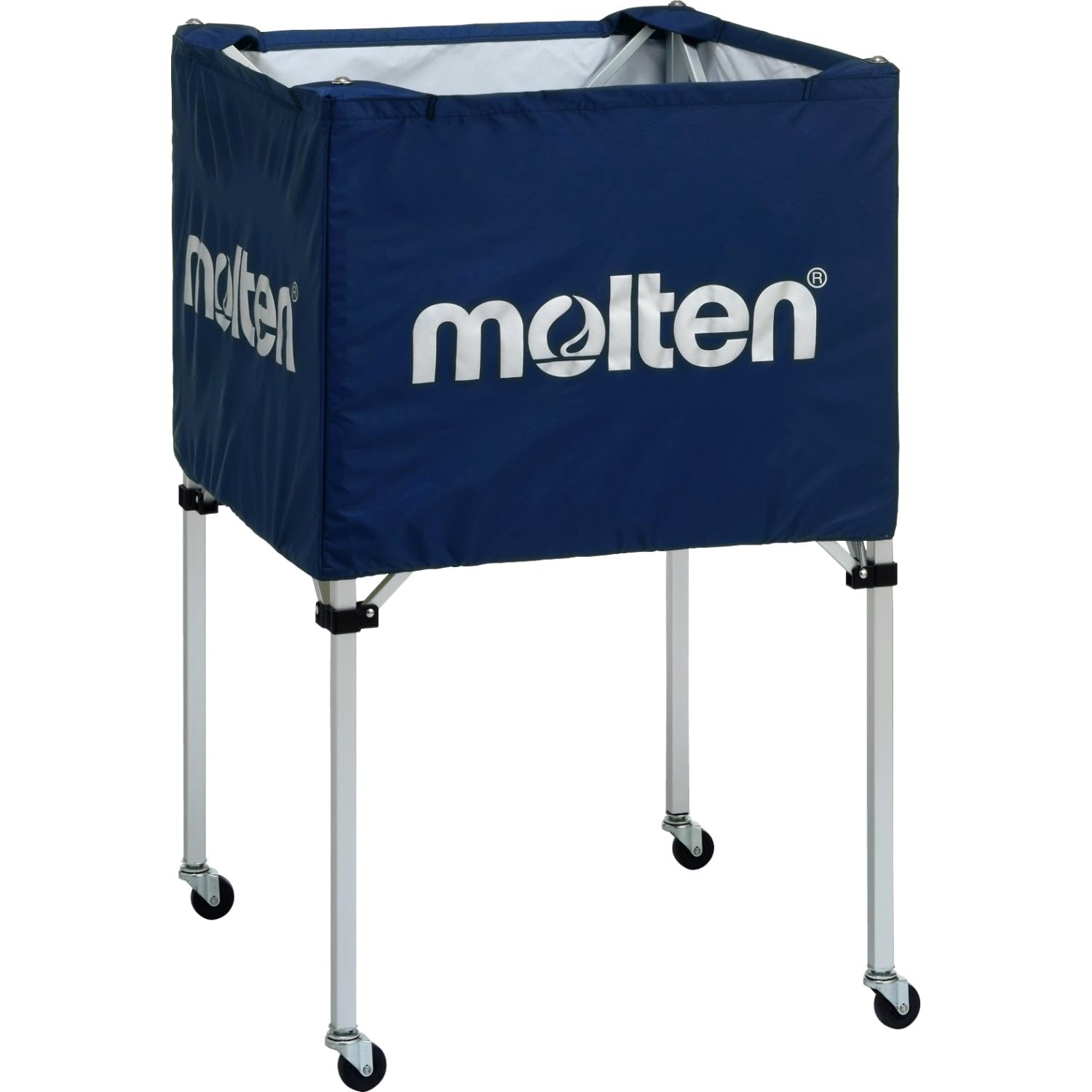 モルテン(molten) ボールカゴ 中・背高 ネイビー BK0023-N Amazon | モルテン(molten) ボールカゴ 中・背高 ネイビー BK0023-N
